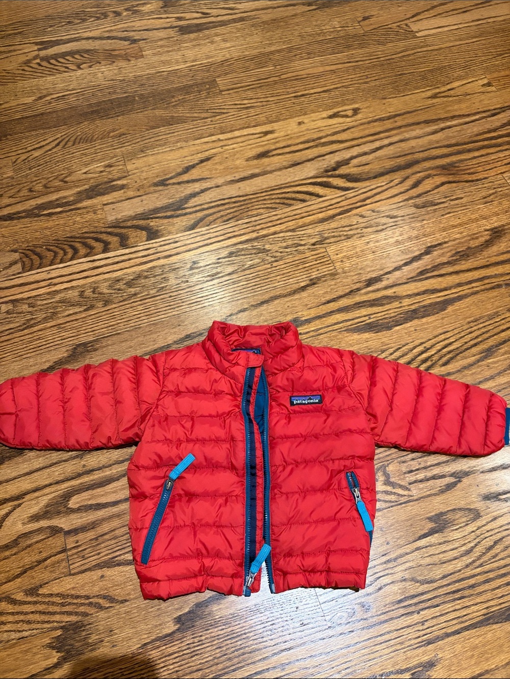 Patagonia 6-12 Months Baby Red Puffer Jacket